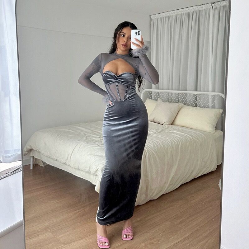 Gerogia Velvet Dress