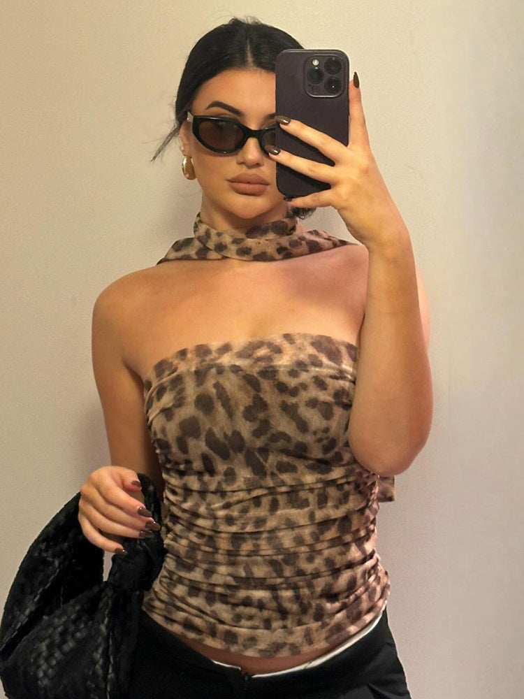 Weona Leopard Print Top