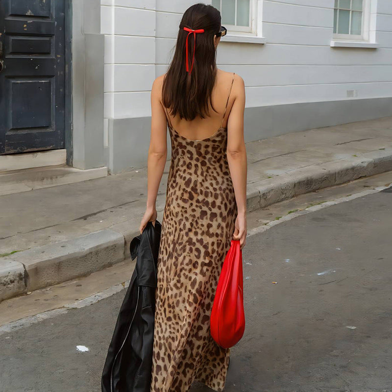 Molly Leopard Print Dress