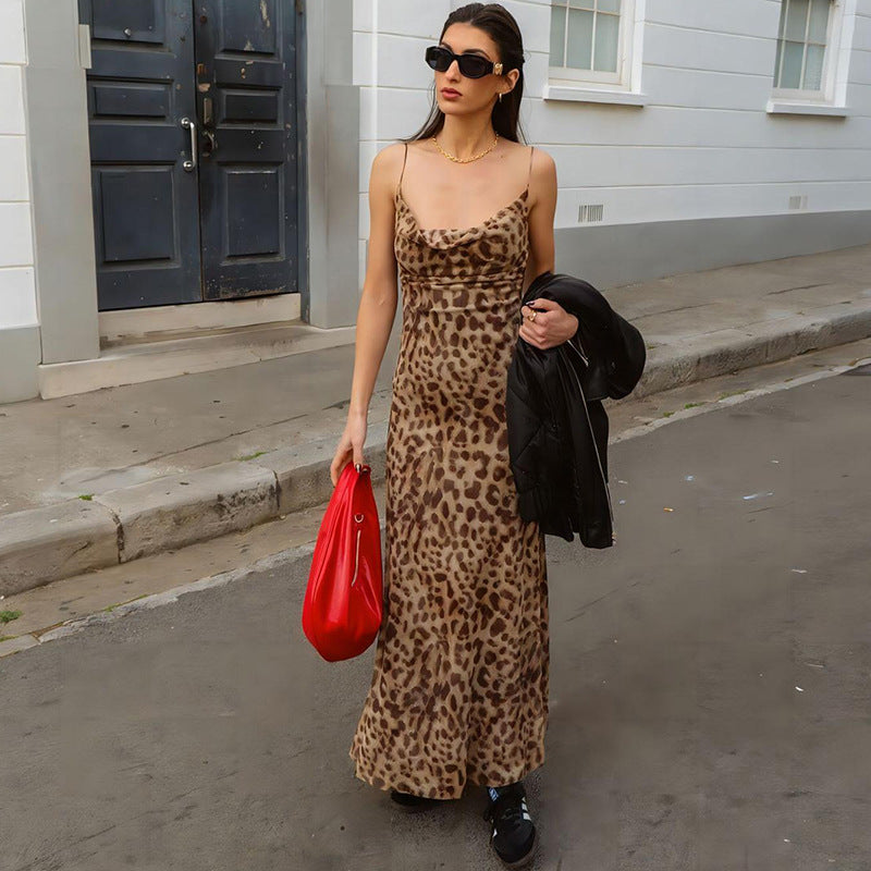 Molly Leopard Print Dress