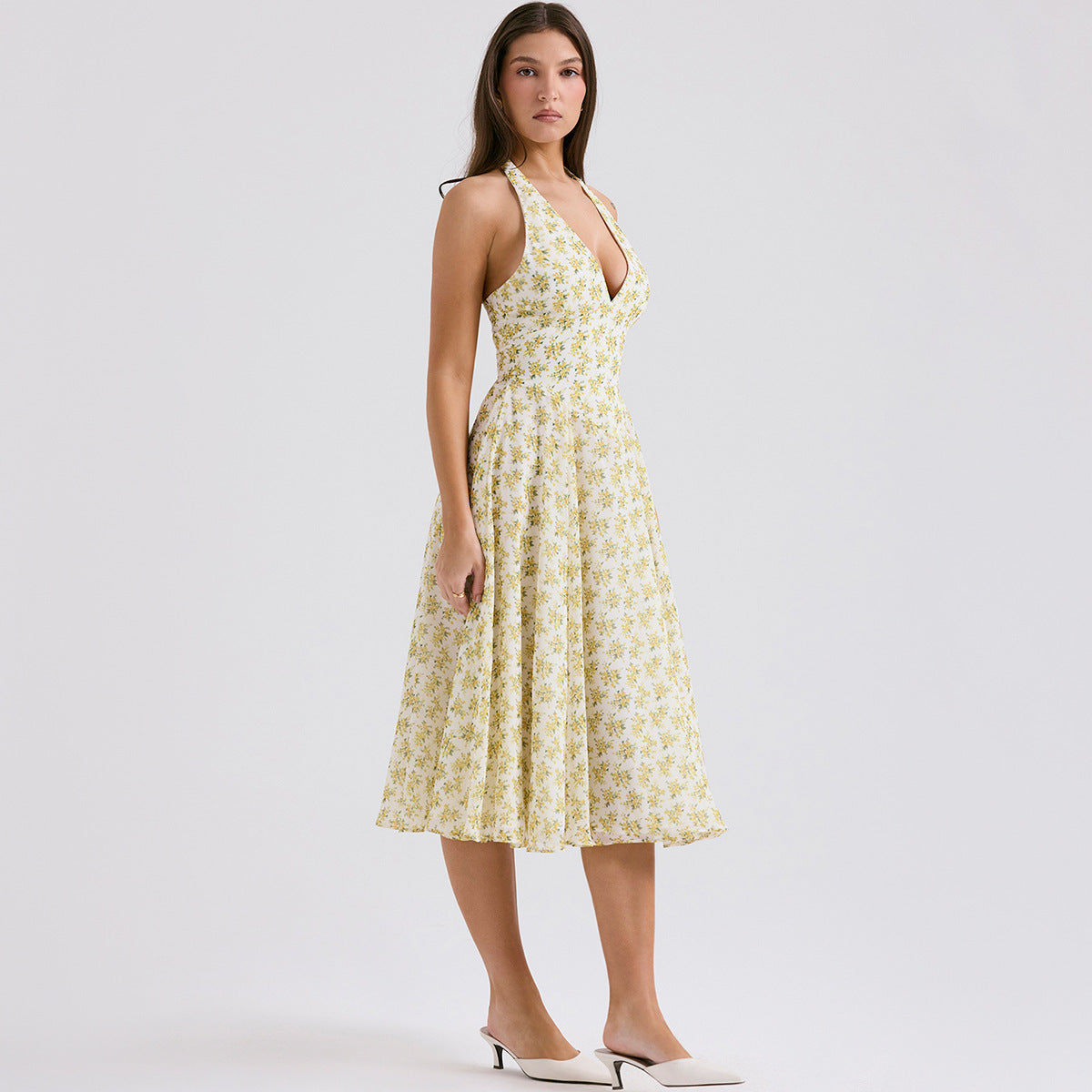 Flora Yellow Dress