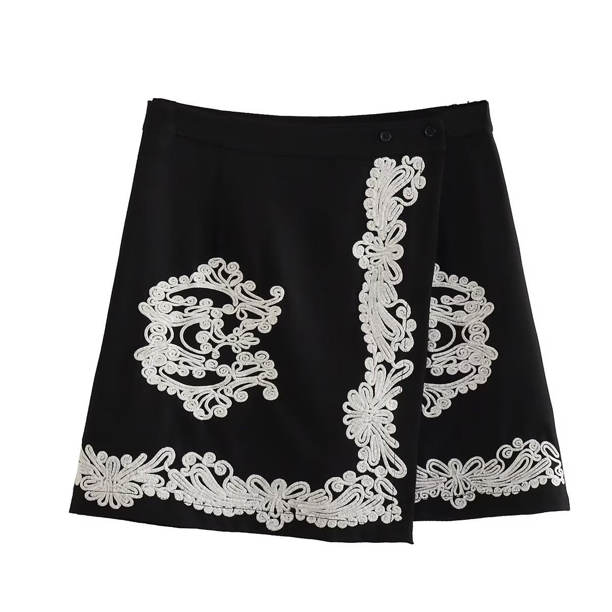 Embroidery Black Co-Ord