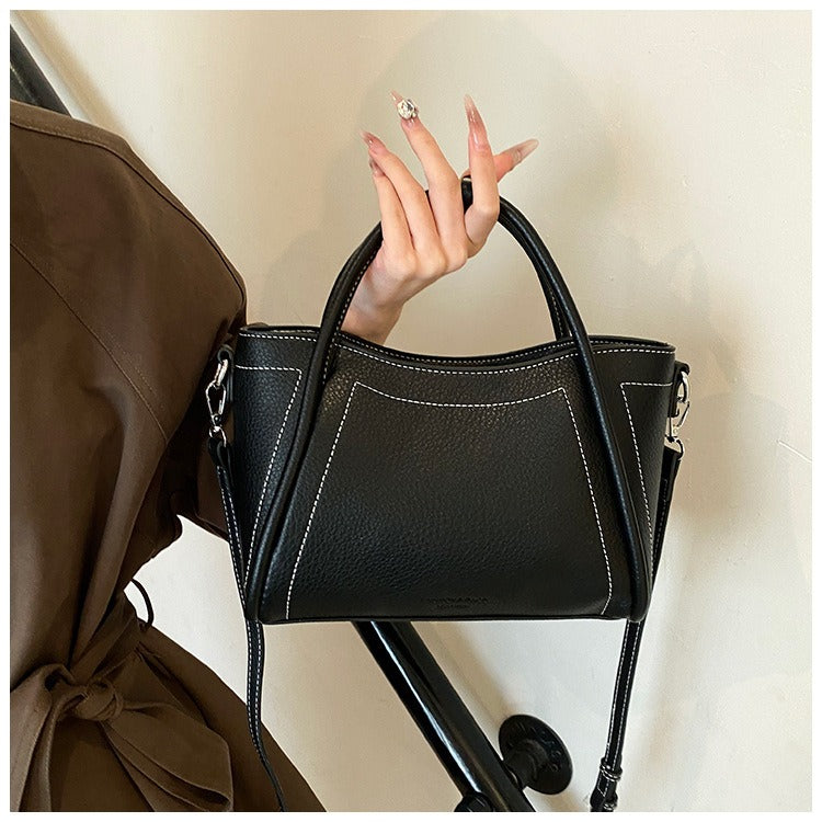 Large PU Leather Tote Bag for Women | Soft Shoulder Handbag