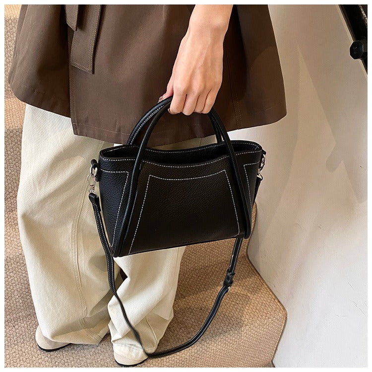 Large PU Leather Tote Bag for Women | Soft Shoulder Handbag