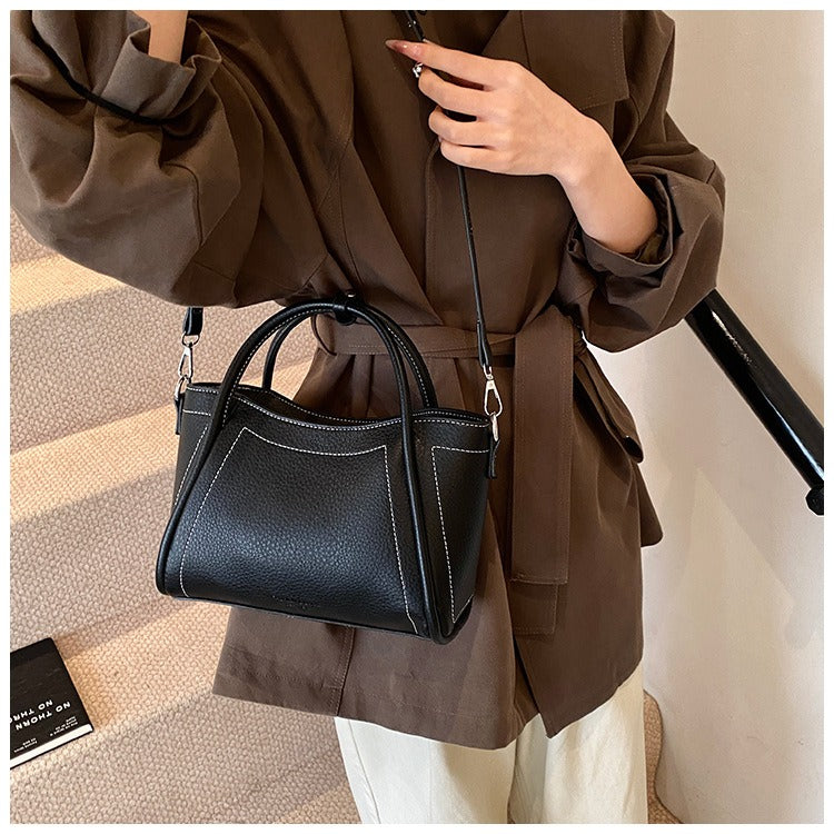 Large PU Leather Tote Bag for Women | Soft Shoulder Handbag