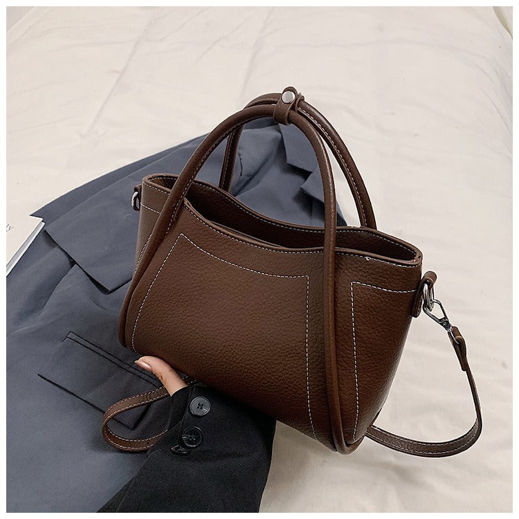 Large PU Leather Tote Bag for Women | Soft Shoulder Handbag