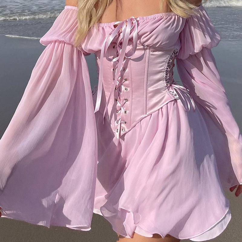 Cinderella Frill Dress with Corset